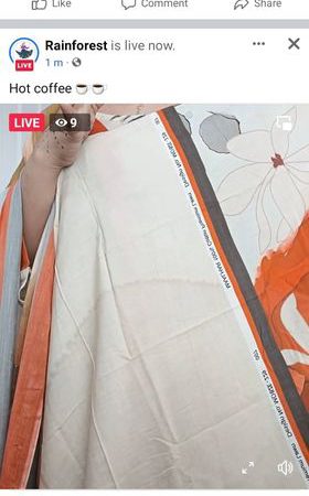 Lulusar Exclusive Lawn ( Orange n Bettury )