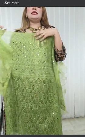 Mirror Organza (olive)