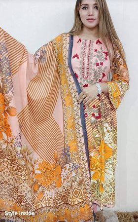 ( STX ) Gul Ahmed ( Peachy Pink )