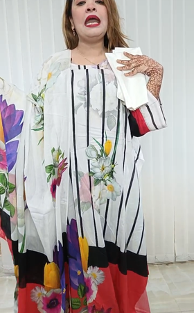 TX Straip lawn (white n pink)