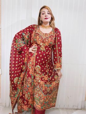 Minakari ( Maroon Pata )