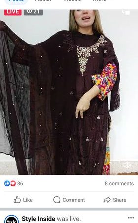 ( 2 Piece ) Ready Jardosi Work ( Koliza )