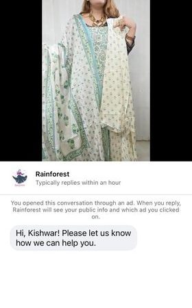 Dhamaka fine cotton (pearl pesta mint)