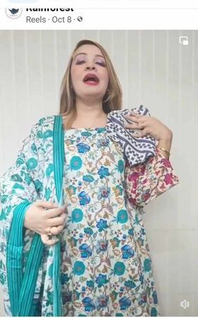 Fine Cotton Ghashful ( Sea Green )