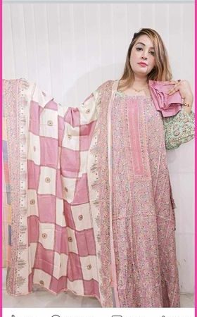 Discount Sada-bahar unstitched ( Pink )
