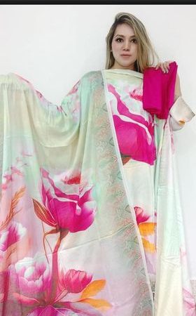 Buttery Lawn ( Lite Mint n Pink )