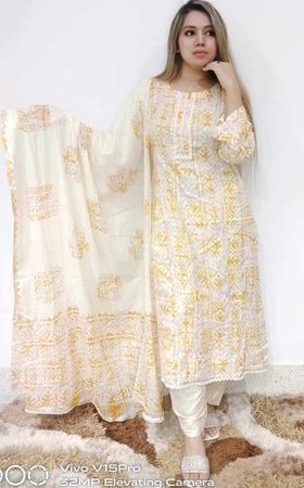 Chundri Style Sada-bahar ( Yellow )