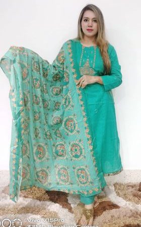 Cotton Ganga ( Sea Green )