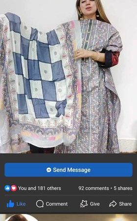 Discount Sada-bahar unstitched ( Silver Blue )