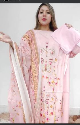 (Tx)peachy kalamkar (Pink)