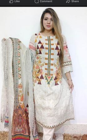 Mashaal Dusty Cutwork