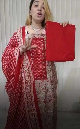 M. Ikkat boutique red