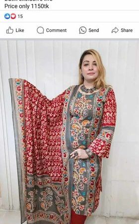 Q. Kolka kalamkar ( red )