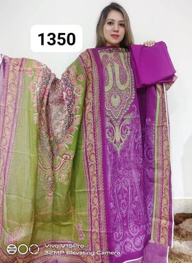 Swiss Cotton ( Ethnic Purple )