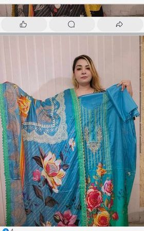 (Tx) Blue n sea green bin hameed