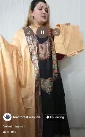 Shitahar minakari (black)