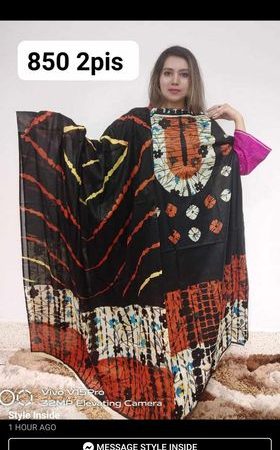 Batik 2 piece (black)