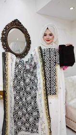 New chunri (white black)
