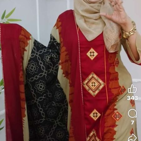 M. Azrakh style (maroon)