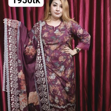 Rose hand craft (purple)