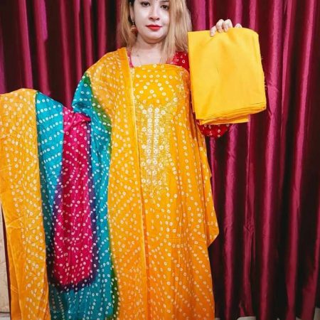 (Bld) Budget friendly chunri (yellow)