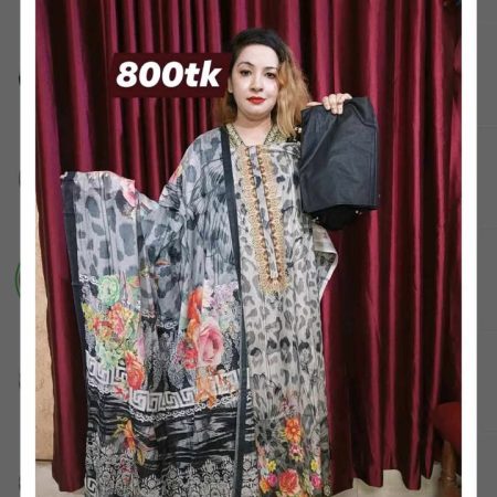 animal print lawn (ash)